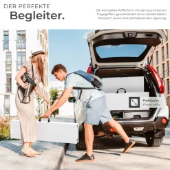 tectake® Bierzeltgarnitur, klappbar, hohe Belastbarkeit, mit Tragegriffen