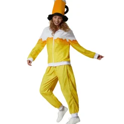 tectake® Damenkostüm Bier Jogginganzug