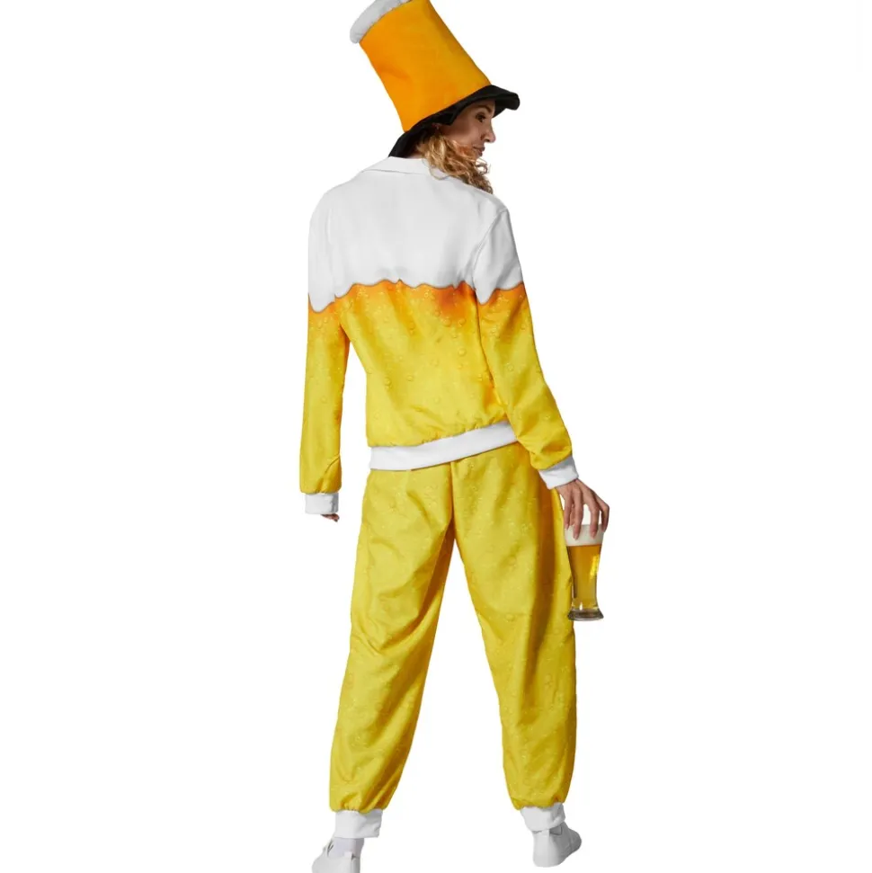 tectake® Damenkostüm Bier Jogginganzug