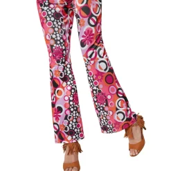 tectake® Damenkostüm Hippie Flowerpower