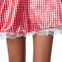 tectake® Damenkostüm Rotkäppchen
