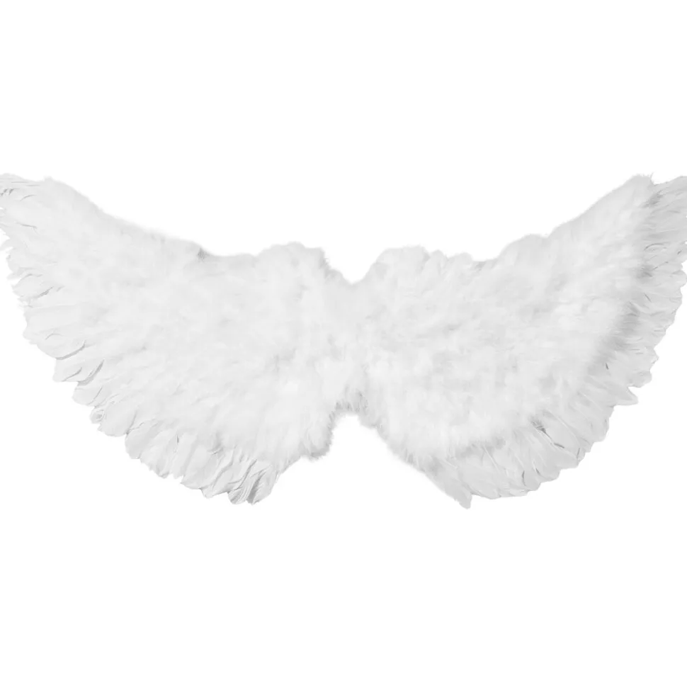 tectake® Flauschige Engelsflügel 77 x 37 cm