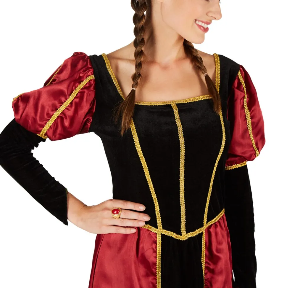 tectake® Frauenkostüm Burgdame