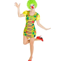 tectake® Frauenkostüm Clown Jekaterina