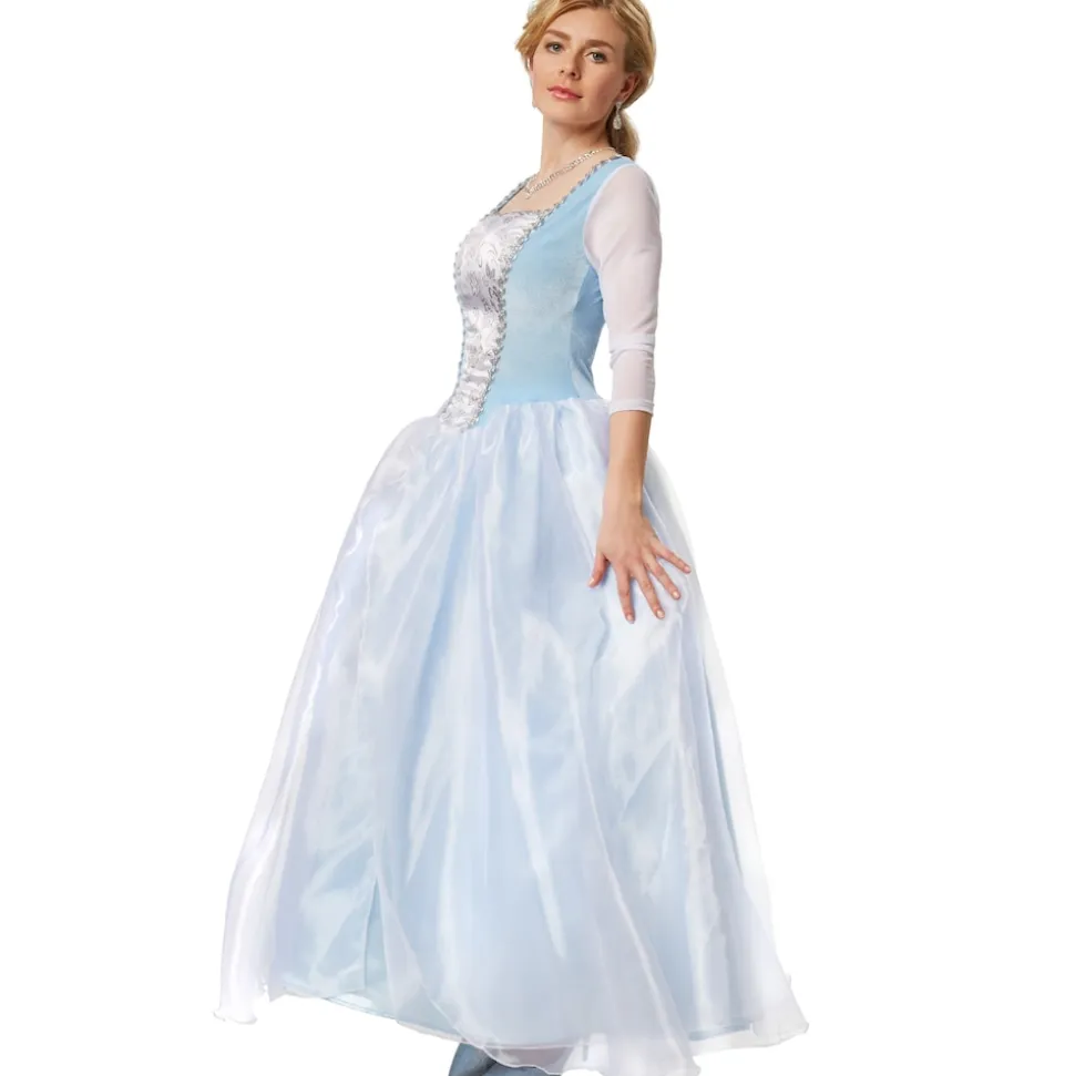 tectake® Frauenkostüm Edles Prinzessinnenkleid Cinderella
