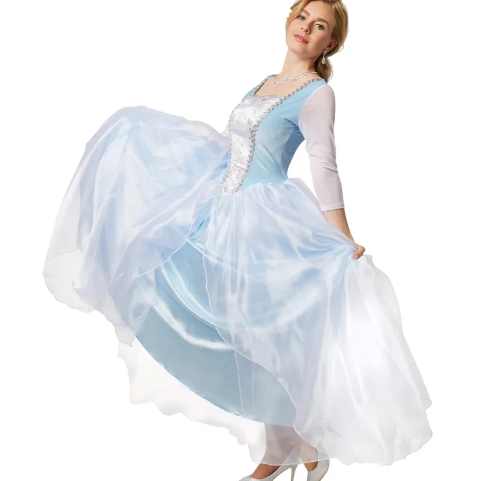tectake® Frauenkostüm Edles Prinzessinnenkleid Cinderella