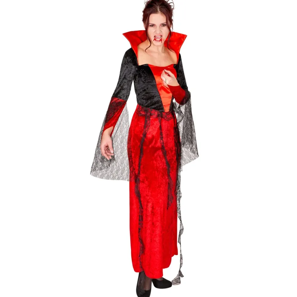 tectake® Frauenkostüm Gothic Vampirkleid