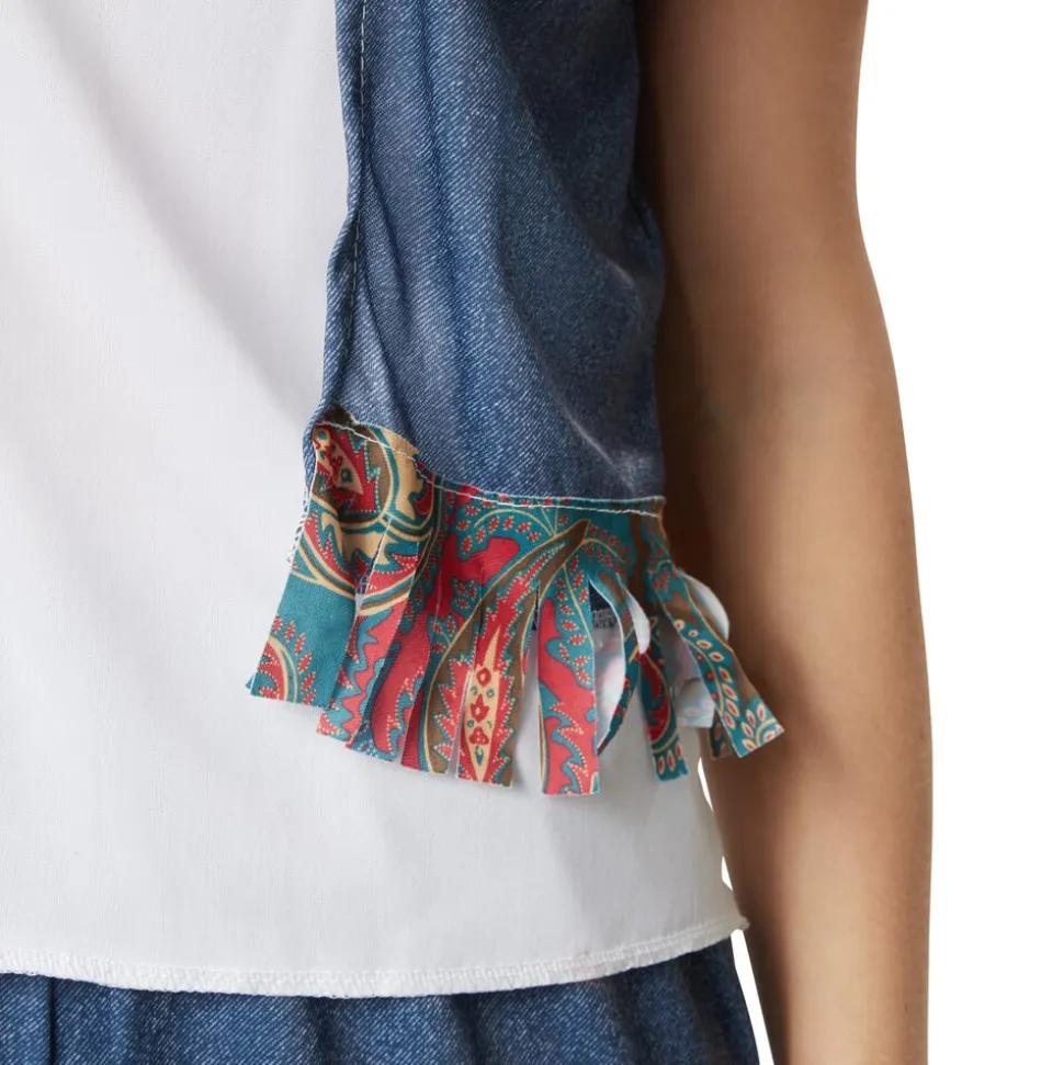 tectake® Frauenkostüm Groovy Flower Girl