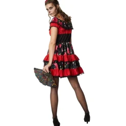 tectake® Frauenkostüm Gruselige Señorita