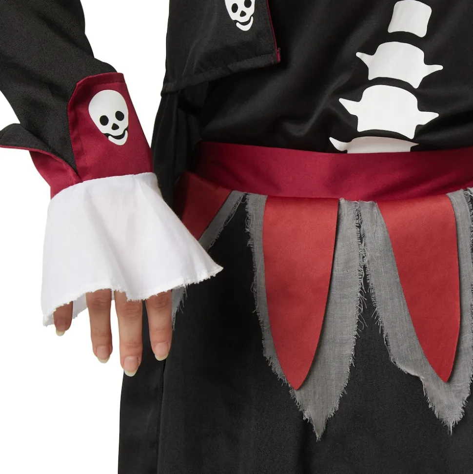 tectake® Frauenkostüm Gruselige Skull Lady