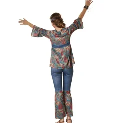 tectake® Frauenkostüm Hippie Girl Harmony