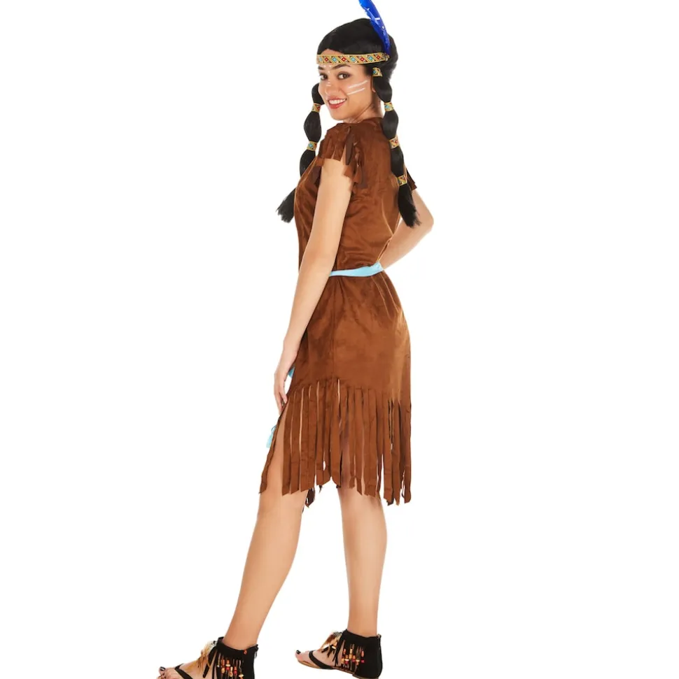 tectake® Frauenkostüm Indianerin Phoenix