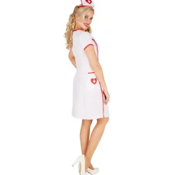 tectake® Frauenkostüm Krankenschwester