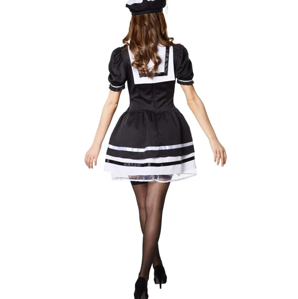 tectake® Frauenkostüm Navy Lady