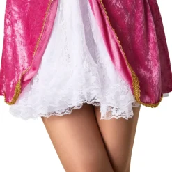 tectake® Frauenkostüm Pinke Piratenlady