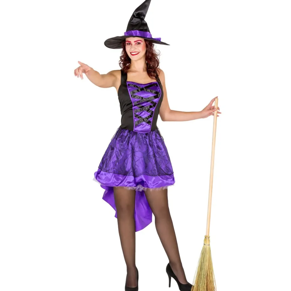 tectake® Frauenkostüm sexy Hexenkleid