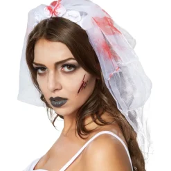 tectake® Frauenkostüm Sexy Zombiebraut