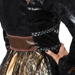 tectake® Frauenkostüm Steampunk Rebellin