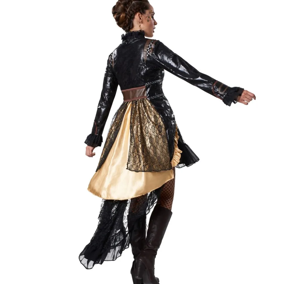 tectake® Frauenkostüm Steampunk Rebellin