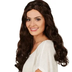 tectake® Frauenperücke Mittelalter Prinzessin