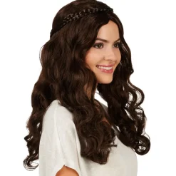 tectake® Frauenperücke Mittelalter Prinzessin