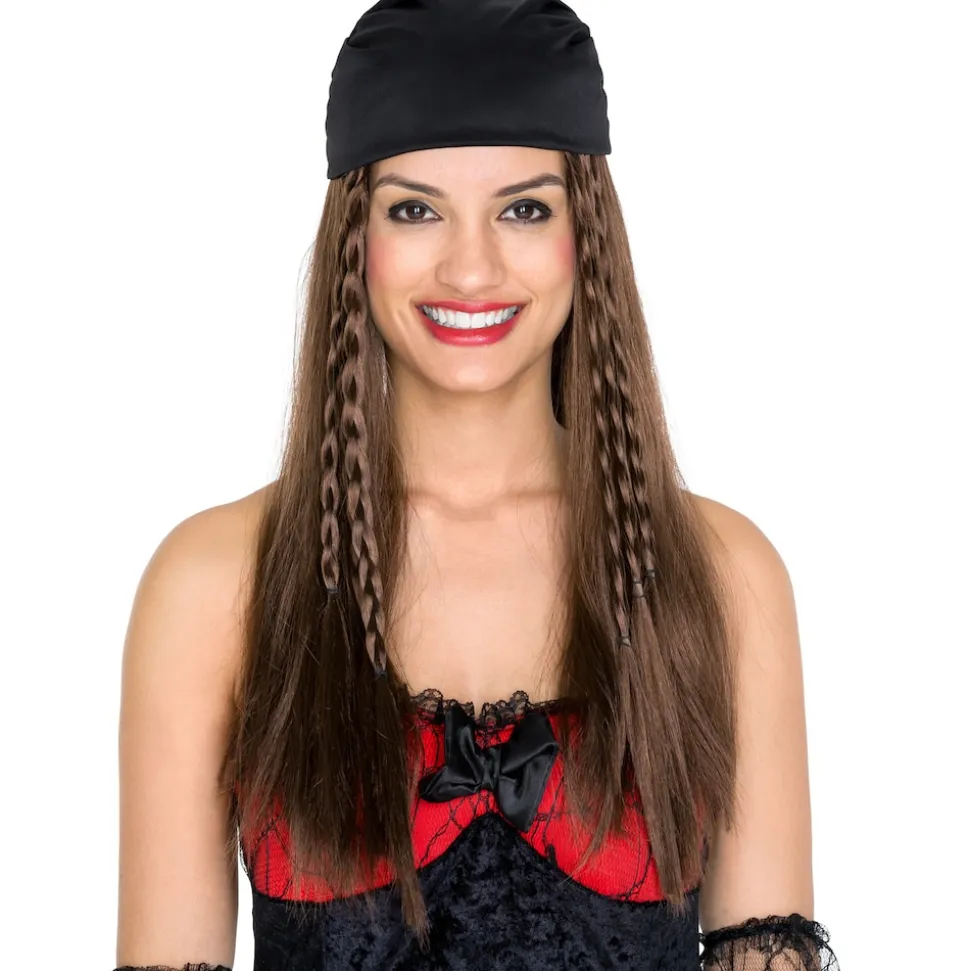 tectake® Frauenperücke Piratenbraut
