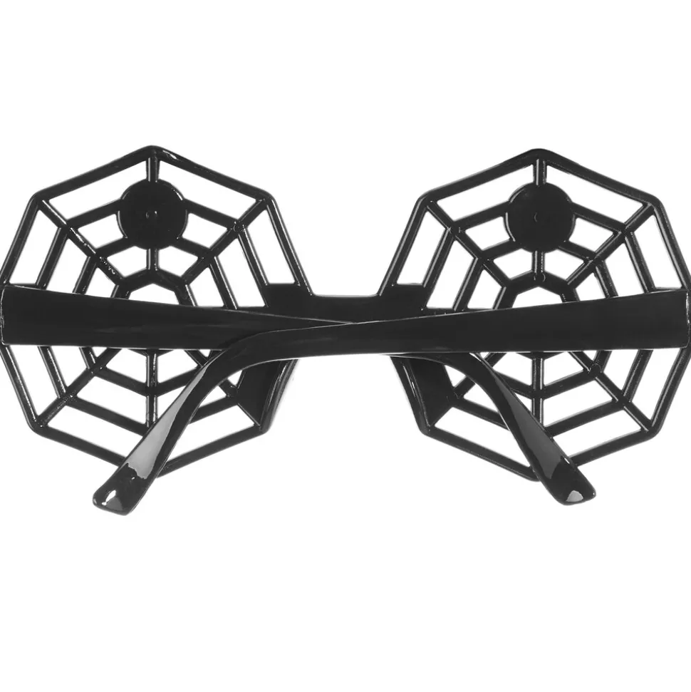 tectake® Halloween Spaßbrille Spinnennetz