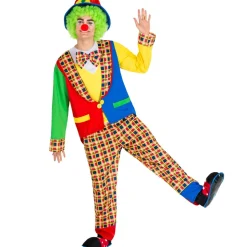 tectake® Herrenkostüm Clown Alfredo
