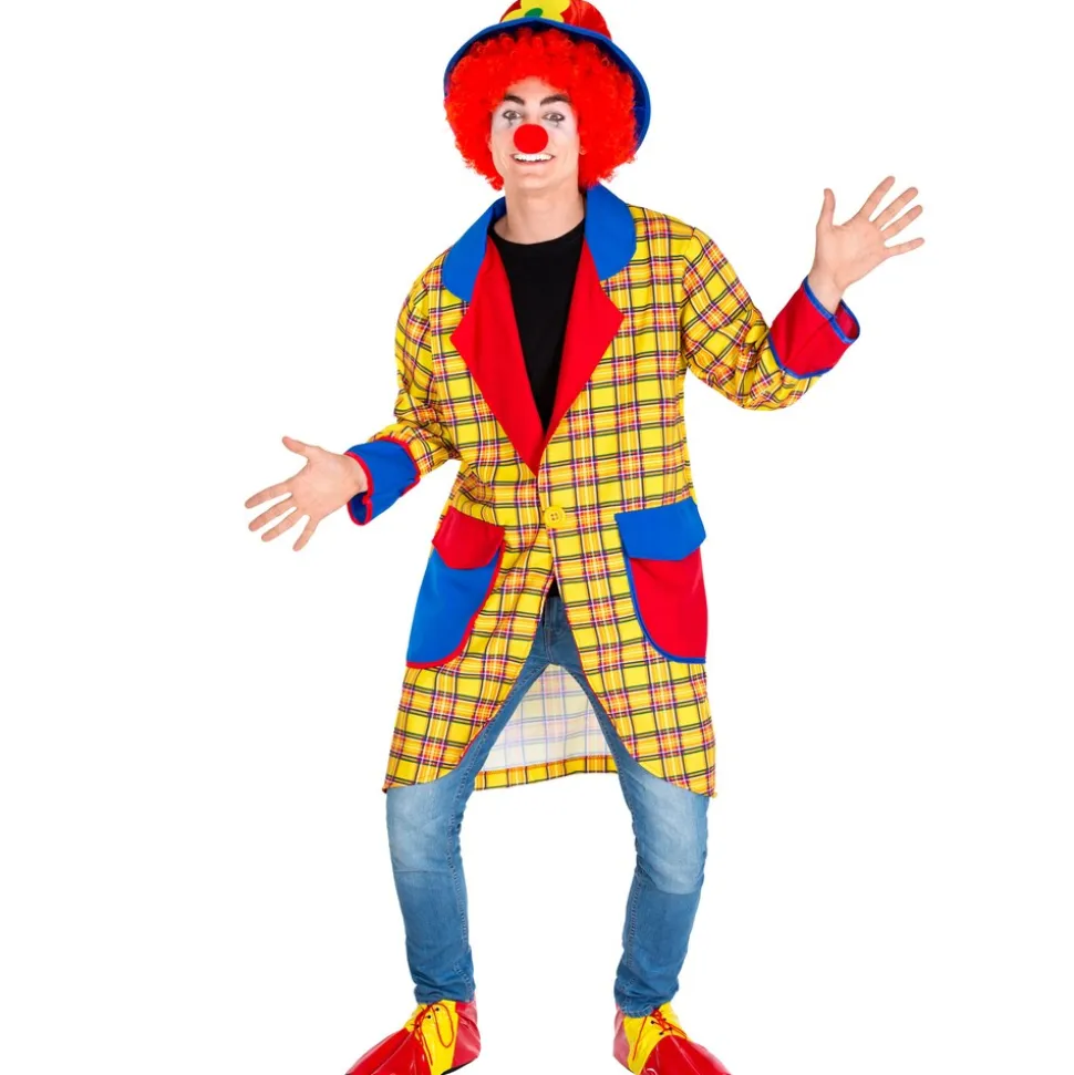 tectake® Herrenkostüm Clown Fridolin