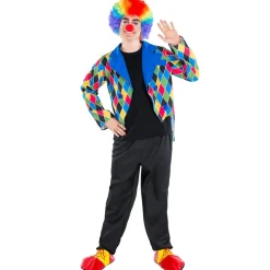 tectake® Herrenkostüm Clown Oleg