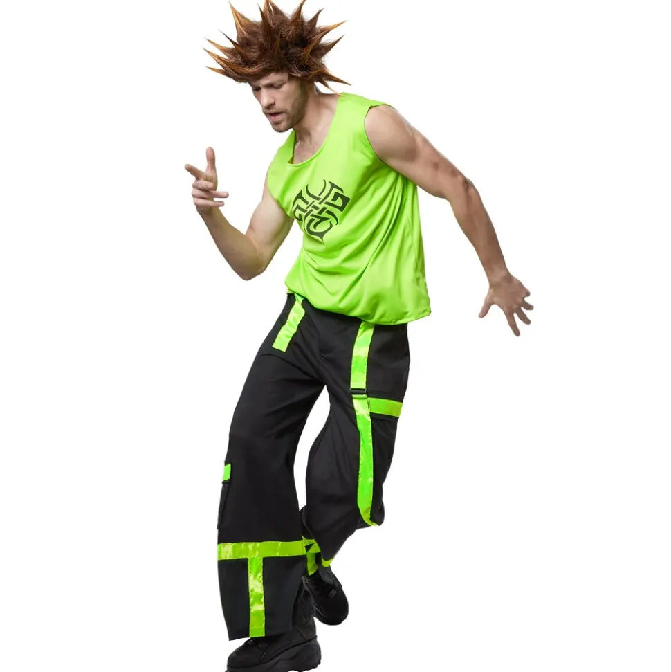 tectake® Herrenkostüm Cooler Raver