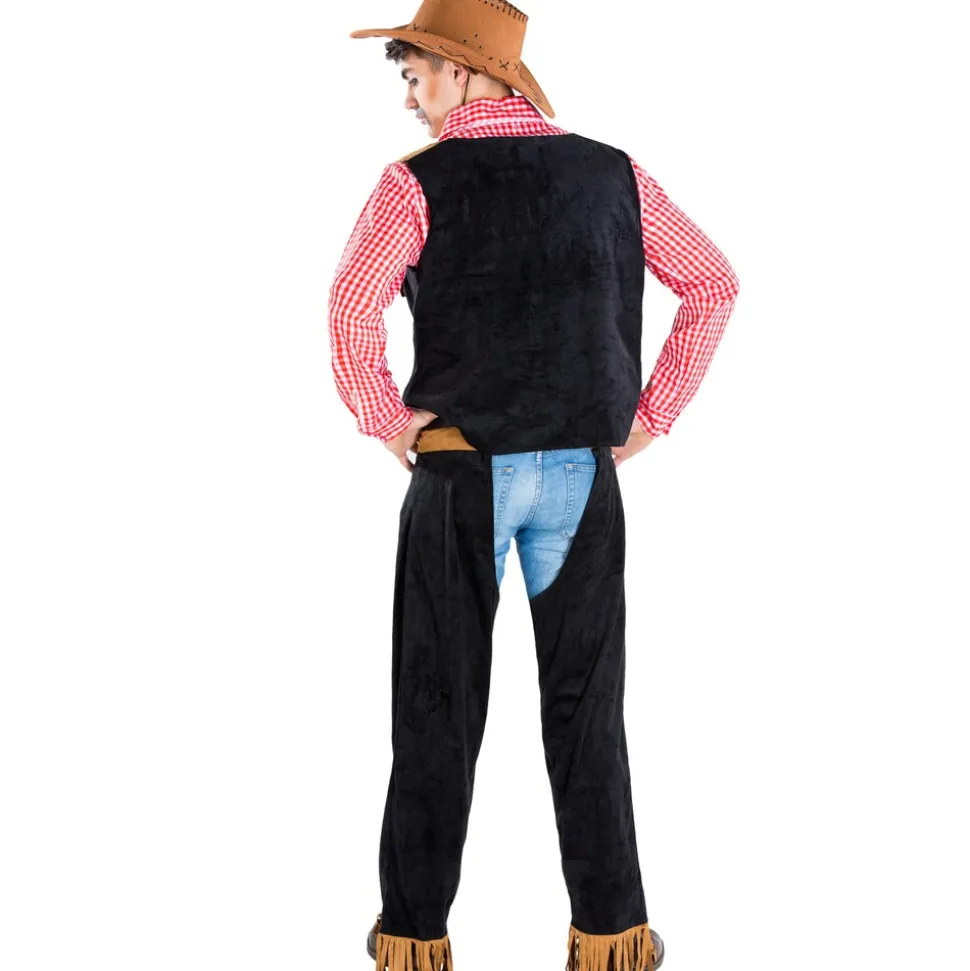 tectake® Herrenkostüm Cowboy Matthew