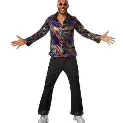 tectake® Herrenkostüm Disco King