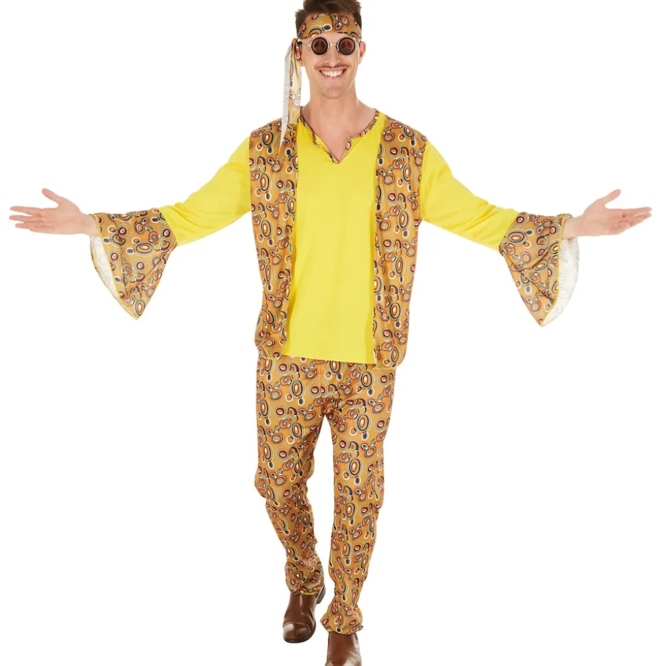 tectake® Herrenkostüm Discostar