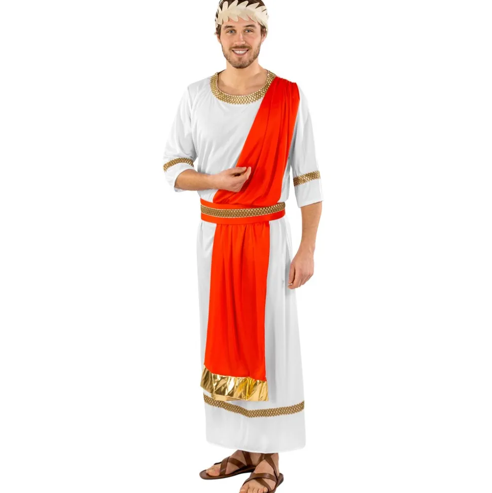 tectake® Herrenkostüm Gaius Julius Caesar
