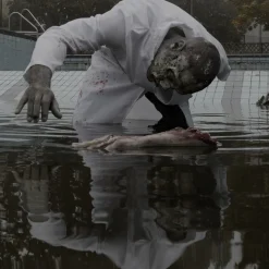 tectake® Herrenkostüm Gruseliger Zombie Doktor