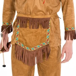 tectake® Herrenkostüm Indianer Häuptling großer Fuchs