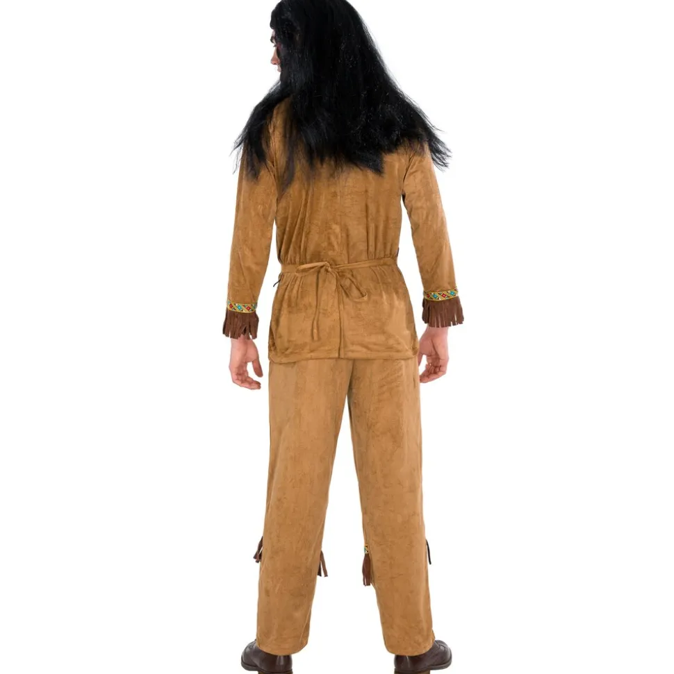 tectake® Herrenkostüm Indianer Häuptling großer Fuchs