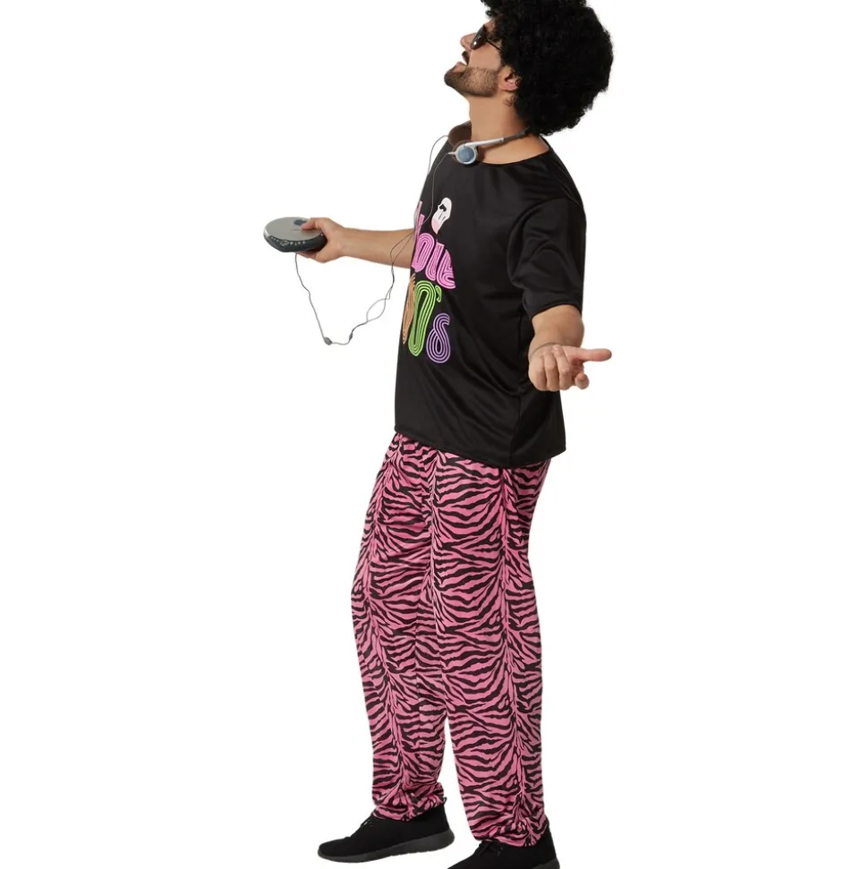 tectake® Herrenkostüm Jogger I love 80´s
