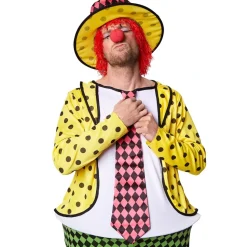 tectake® Herrenkostüm opulenter Clown Pepe