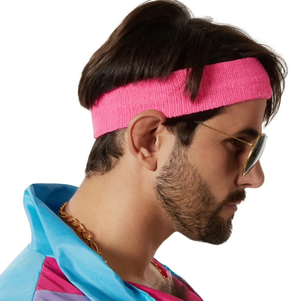 tectake® Herrenkostüm Retro 80er 90er Jahre Jogginganzug Set