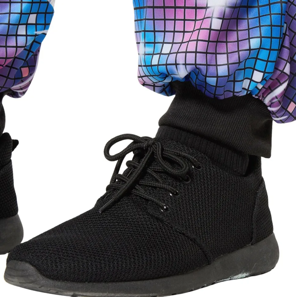 tectake® Herrenkostüm Retro 80er 90er Jahre Disco Jogginganzug