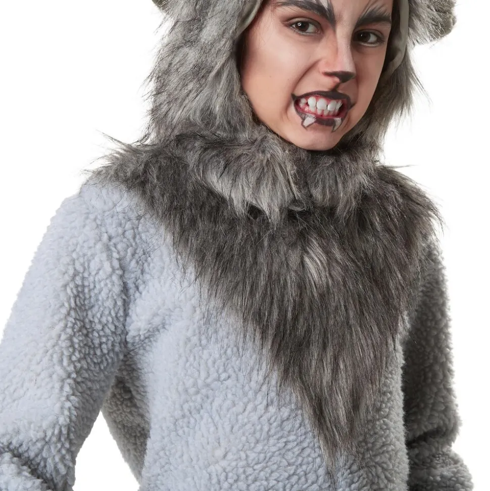 tectake® Kinderkostüm Wölfchen Wildfang