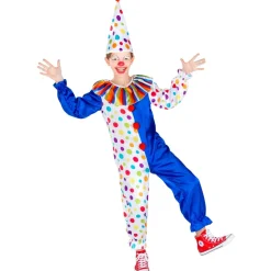 tectake® Kinder - Teenkostüm Clown Jux