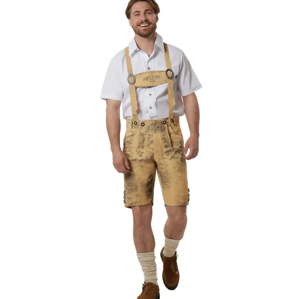 tectake® Kunstlederhose Luis