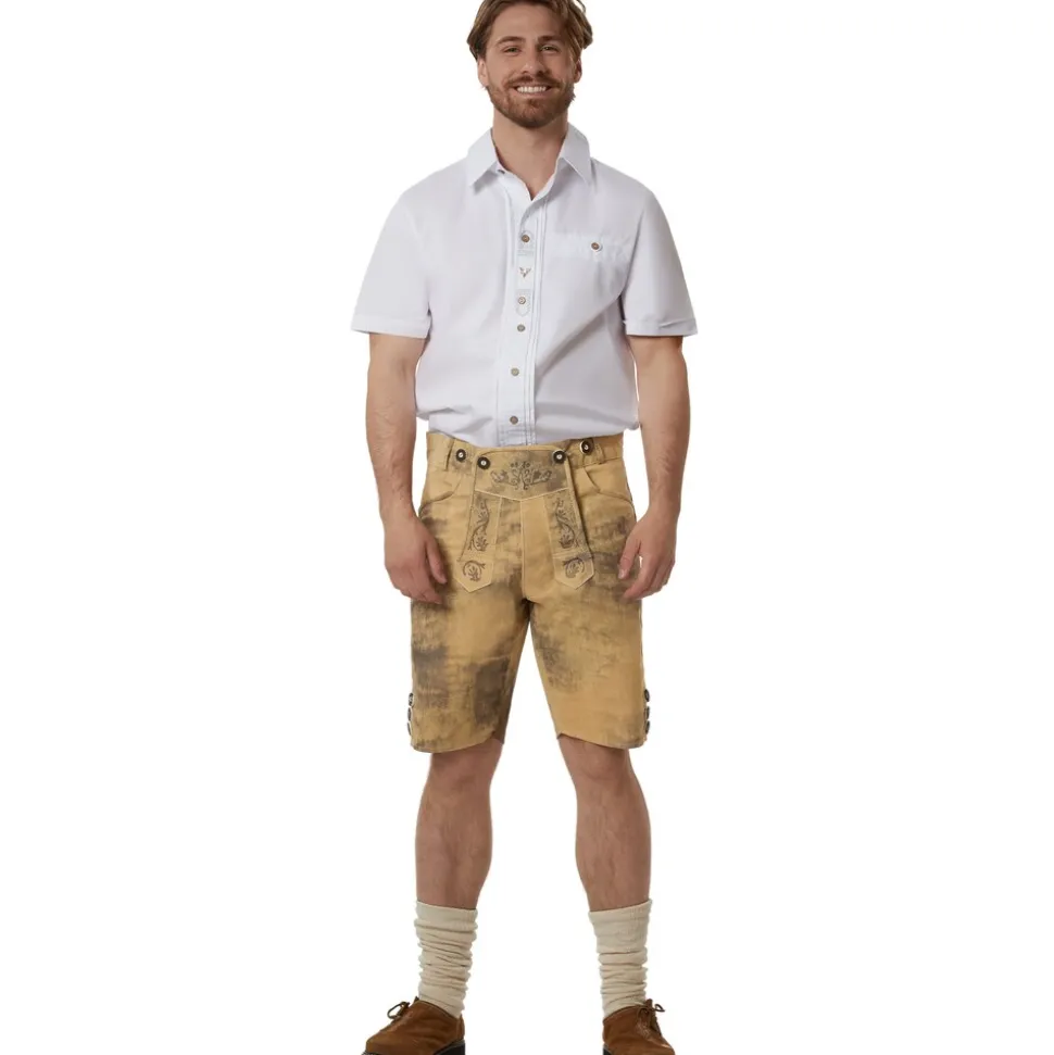 tectake® Kunstlederhose Luis