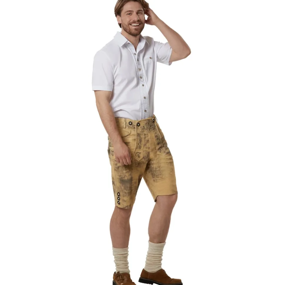 tectake® Kunstlederhose Luis