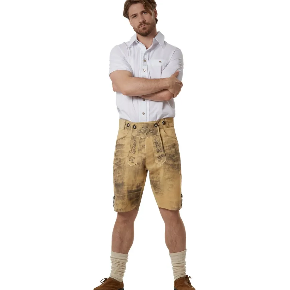 tectake® Kunstlederhose Luis