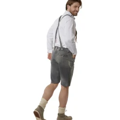 tectake® Lederhose Joshua