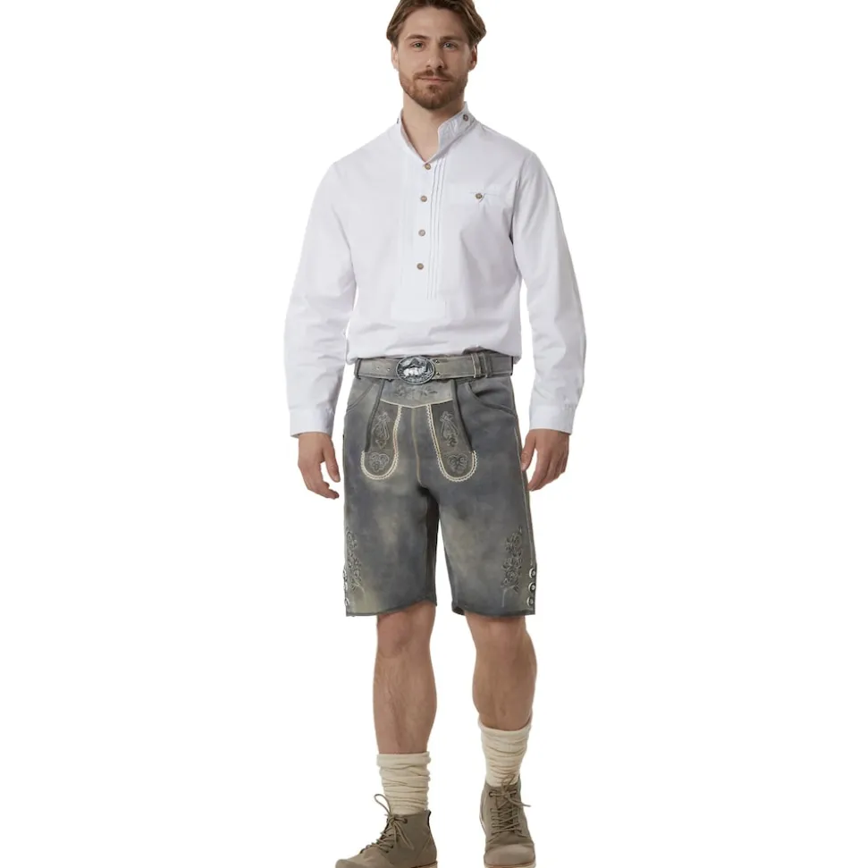 tectake® Lederhose Joshua